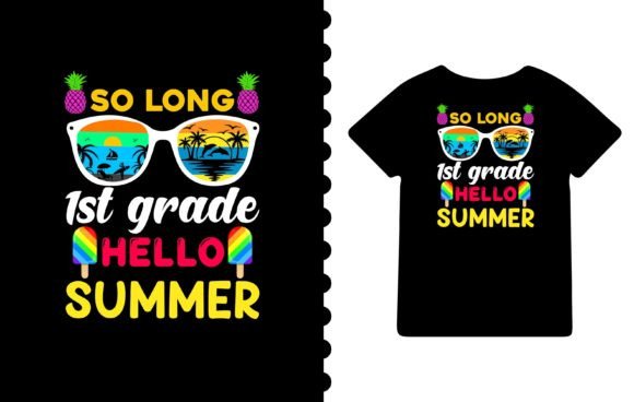 Download So Long on Beach Summer -T-shirt Design - Premium Resources