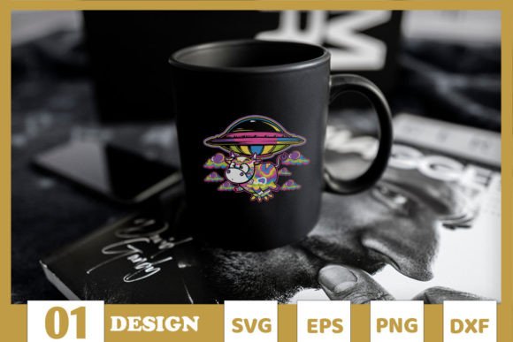 Download Hippie UFOs Alien - Ufo Collection