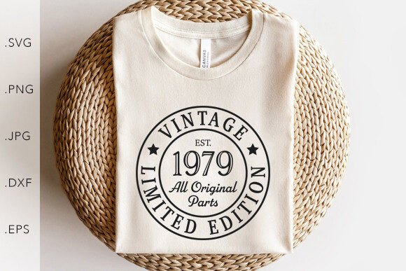 Download Vintage 1979 Limited Edition SVG PNG - 1979 Collection