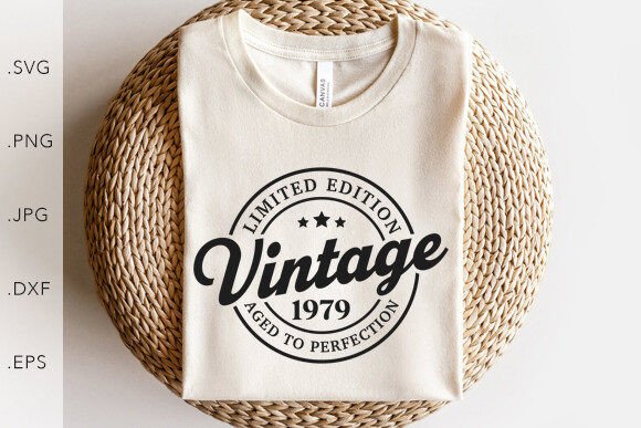 Download Vintage 1979 Aged to Perfection SVG PNG - 1979 Collection
