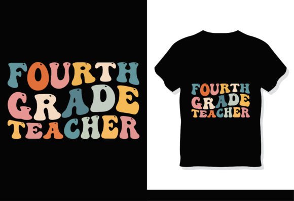 Download Fourth Grade Teacher Retro Groovy Shirt - Retro groovy shirt Collection