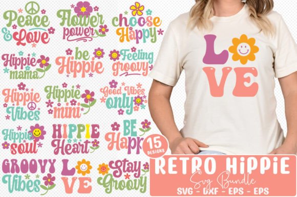 Download Retro Hippie SVG Bundle - Hippie svg Collection