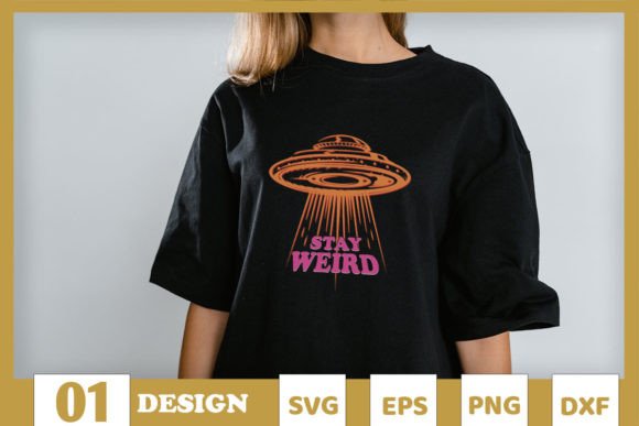 Download Stay Weird Alien UFOs Retro - Ufo Collection