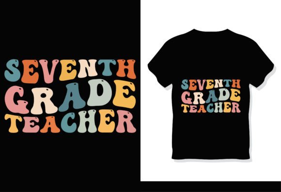 Download Seventh Grade Teacher Retro Groovy Shirt - Retro groovy shirt Collection